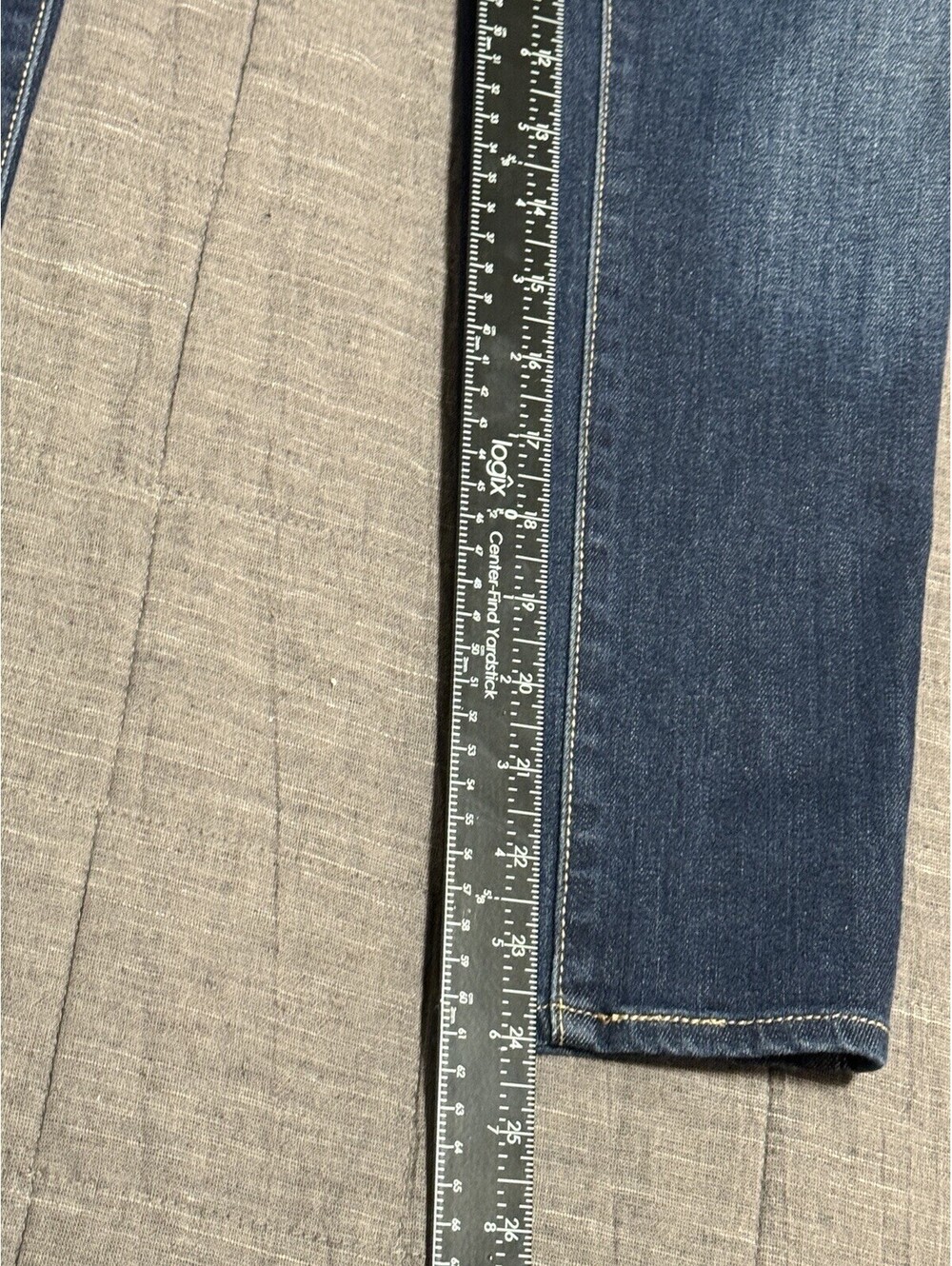 Levis Jenas Womens Pull On Elastic Waist Medium Wash Cropped Size 27 - Picture 4 of 8